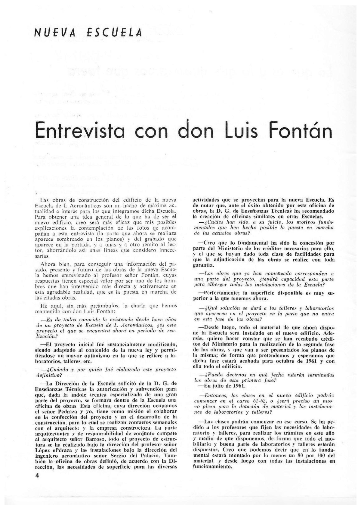 Entrevista a Don Luis Fontan