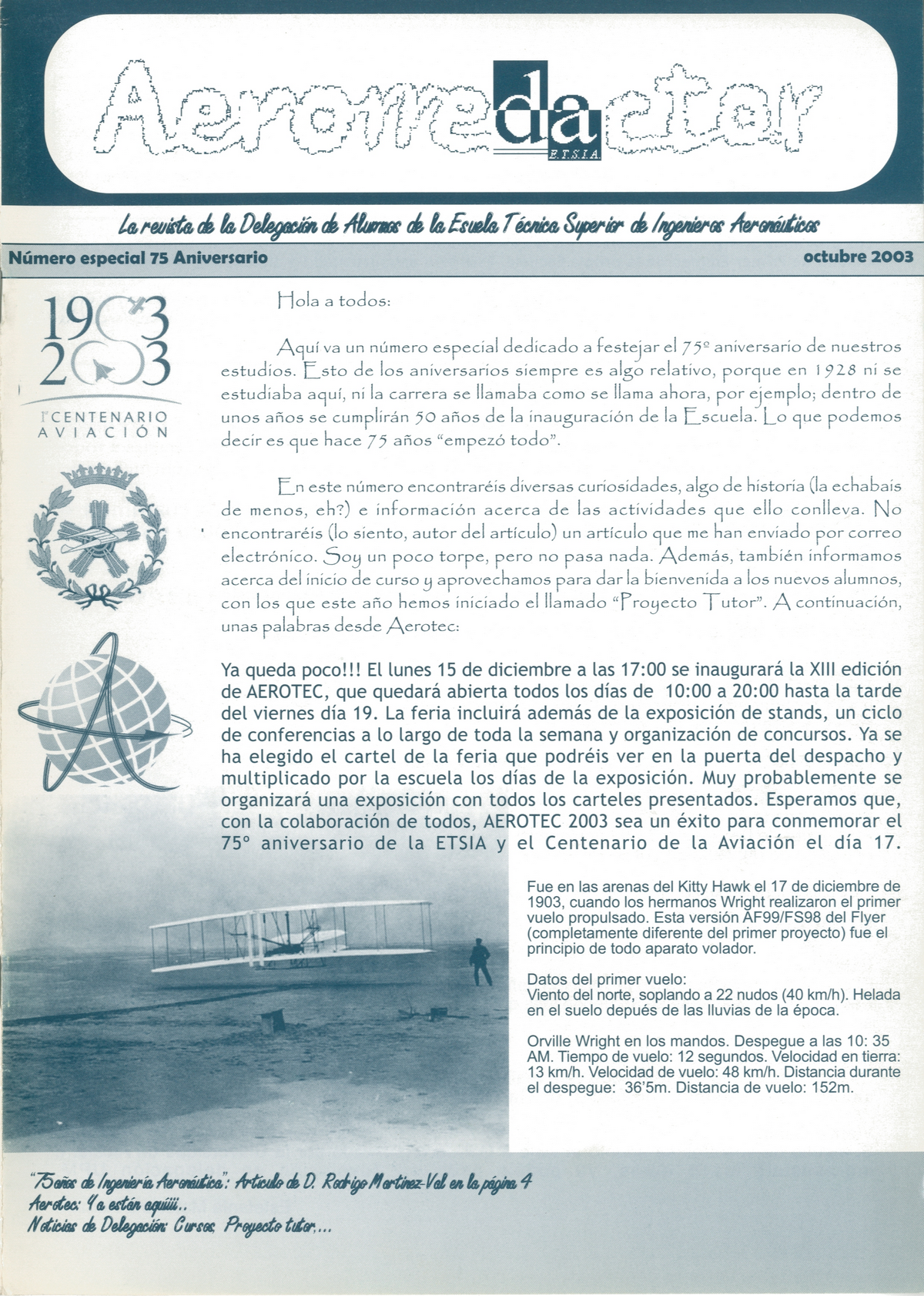 Portada Revista Aerorredactor Núm. 6