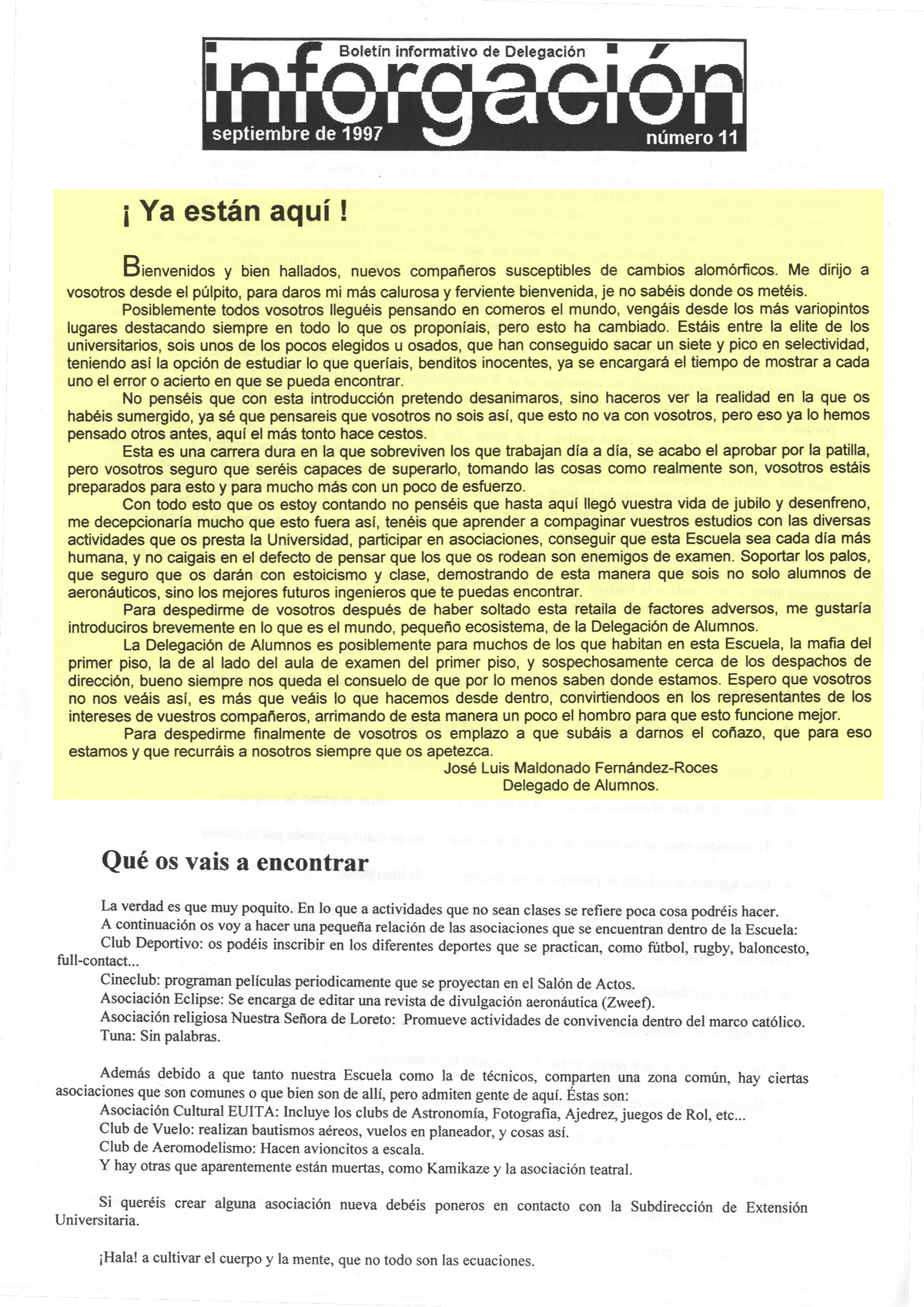 Inforgacion Núm. 11