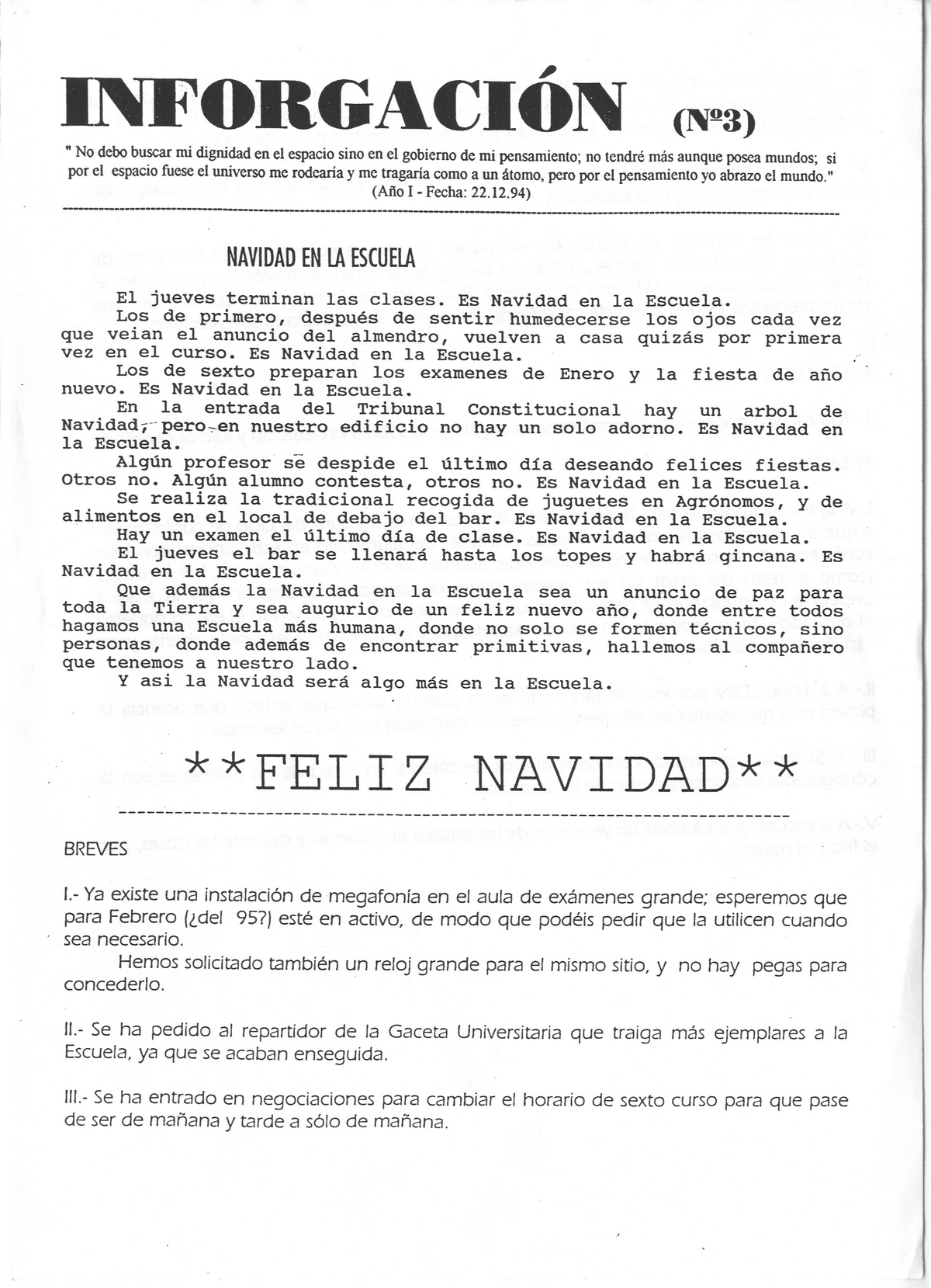 Inforgacion Núm. 3