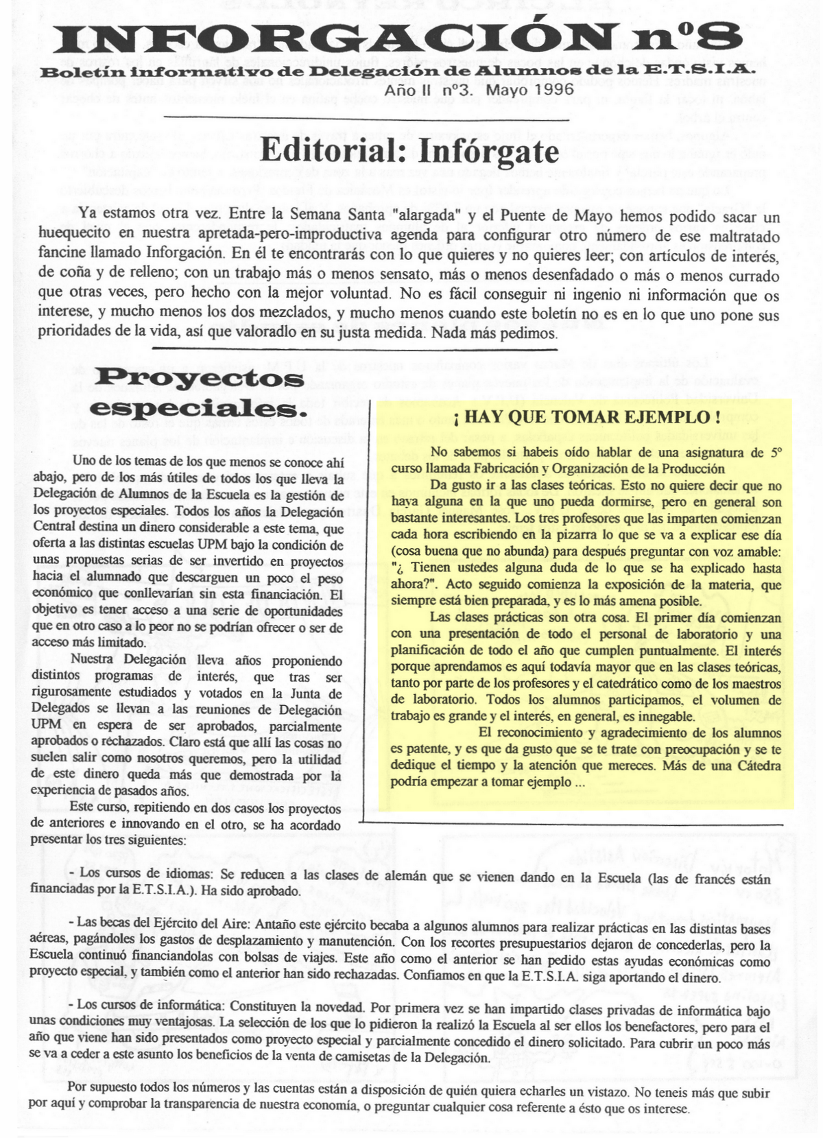 Inforgacion Núm. 8