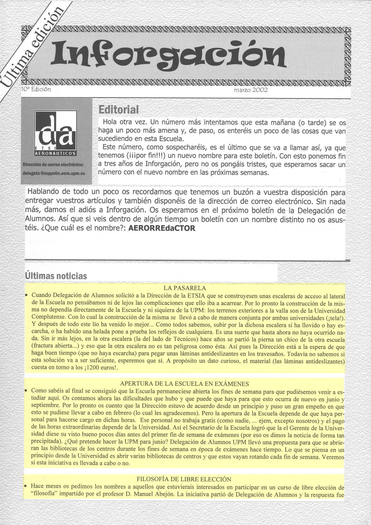 Inforgacion Núm. 8
