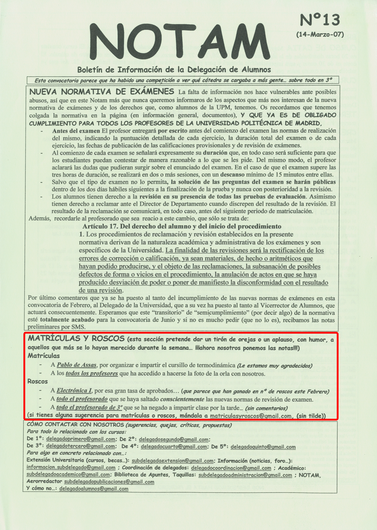 Portada Revista notam Núm. 13