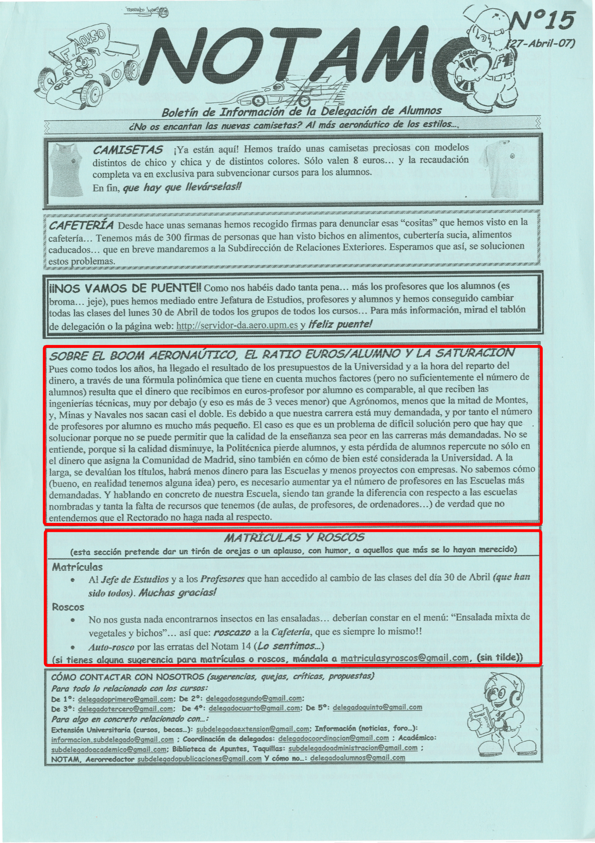 Portada Revista notam Núm. 15
