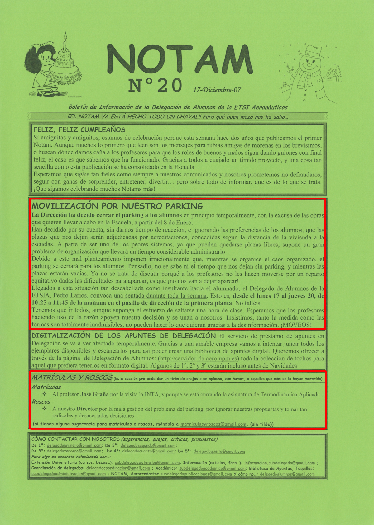 Portada Revista notam Núm. 20