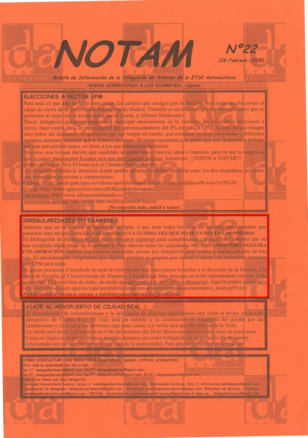 Portada Revista notam Núm. 22