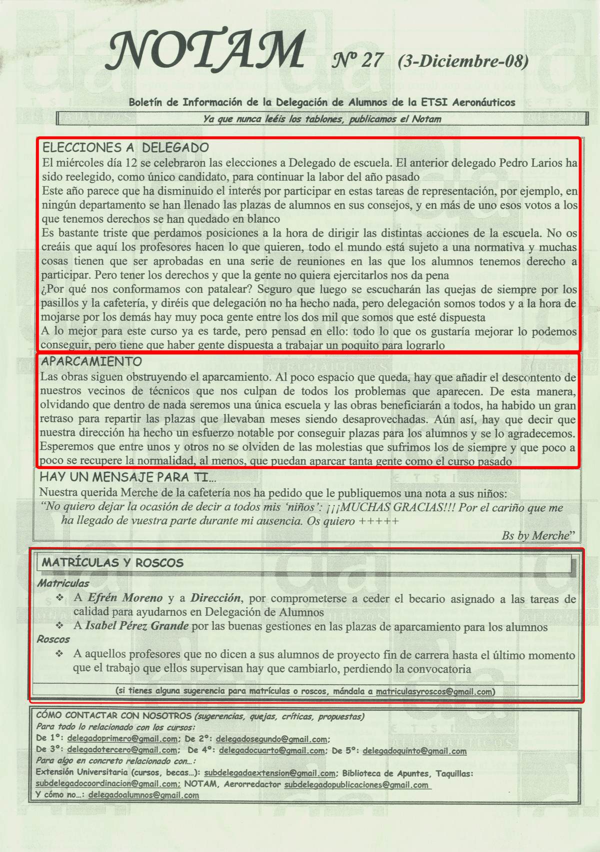 Portada Revista notam Núm. 27