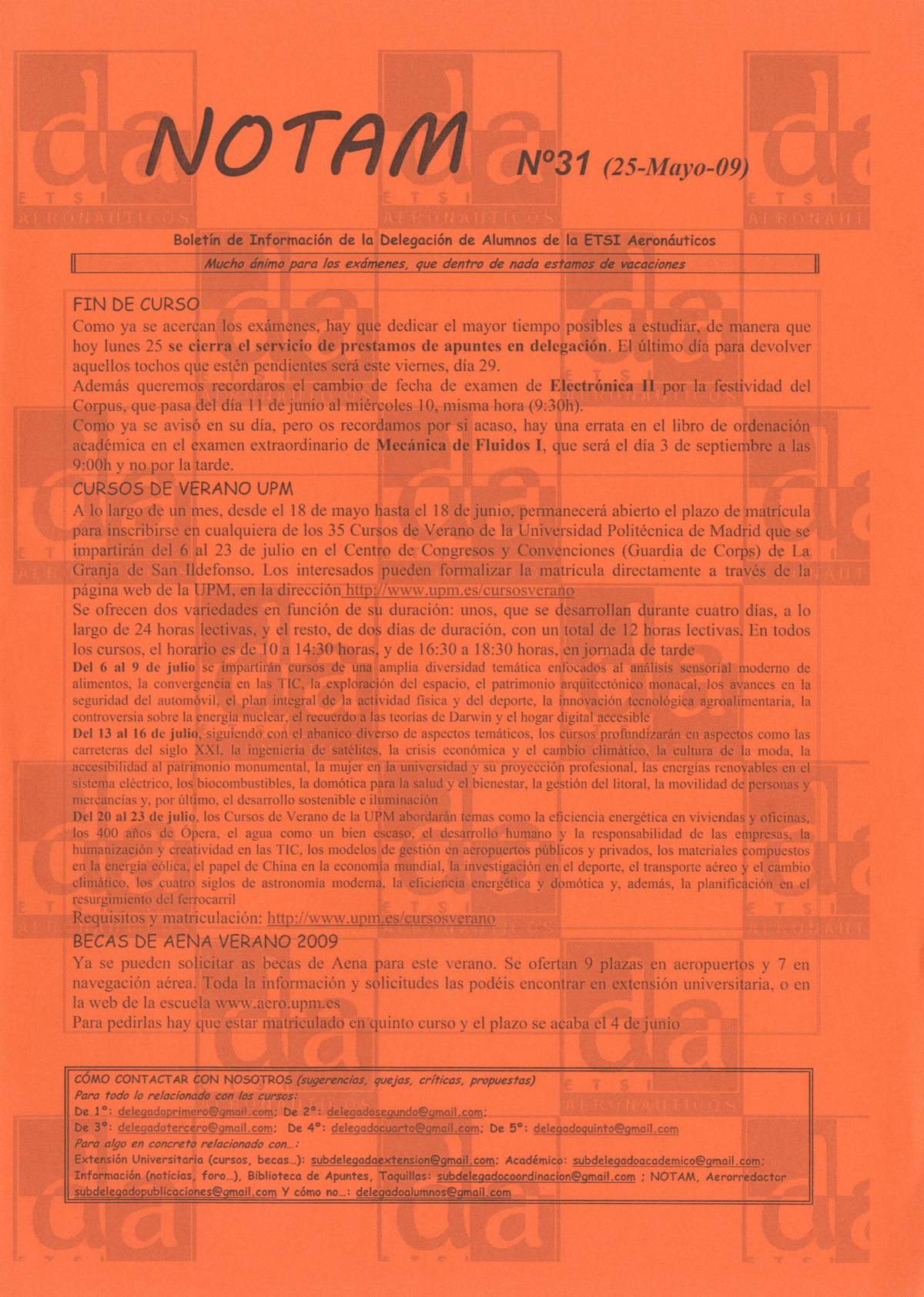 Portada Revista notam Núm. 31