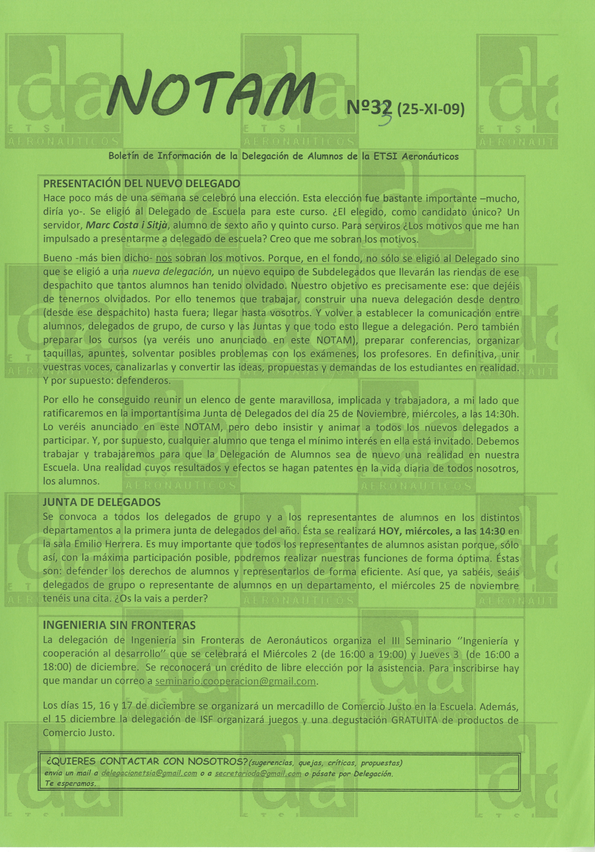 Portada Revista notam Núm. 33