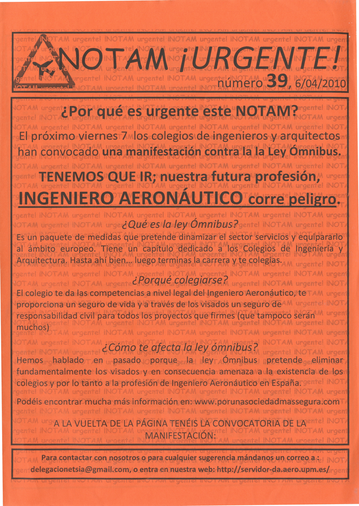 Portada Revista notam Núm. 39