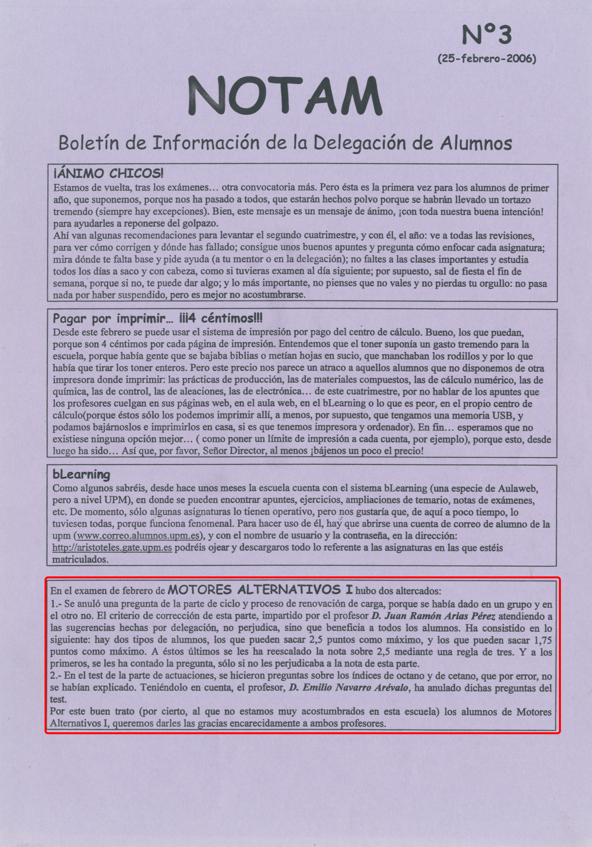 Portada Revista notam Núm. 3