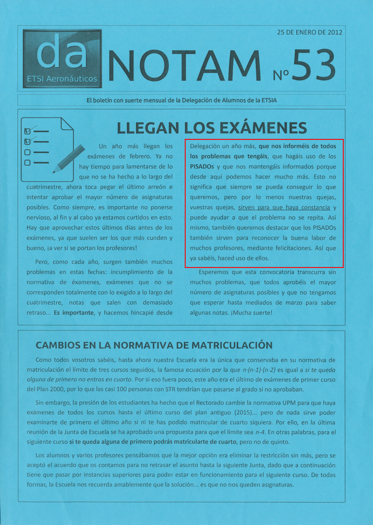 Portada Revista notam Núm. 53