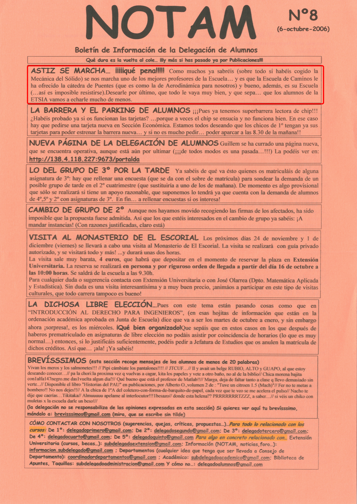 Portada Revista notam Núm. 8