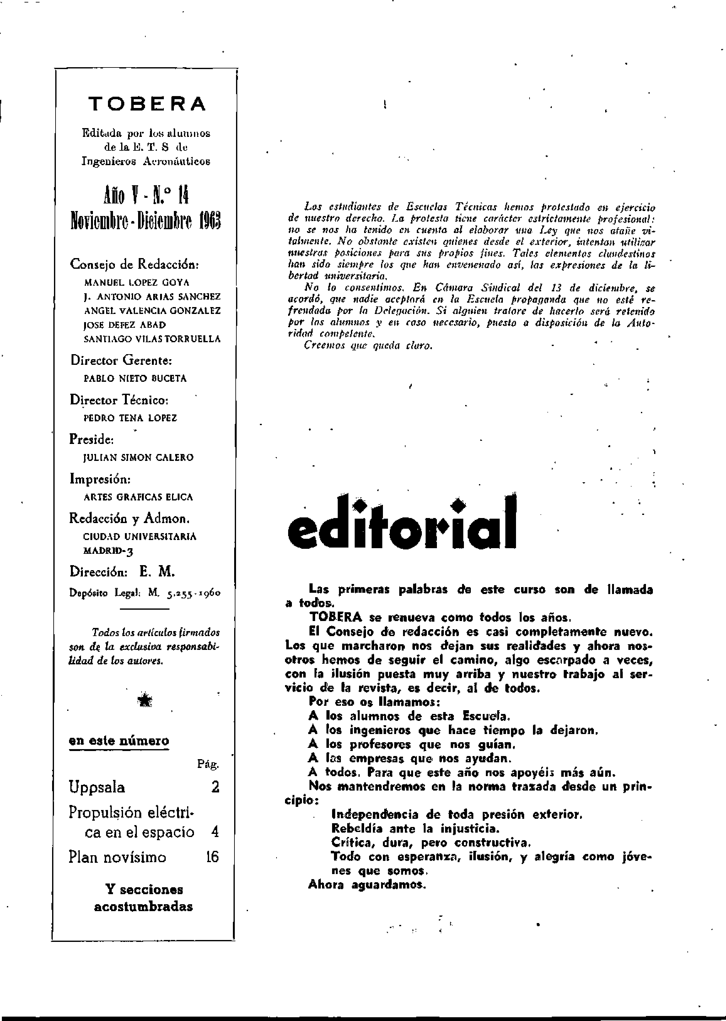 Tobera Núm. 14 - Pág. 0