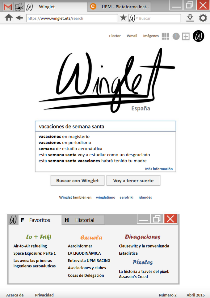 Portada Revista winglet Núm. 2