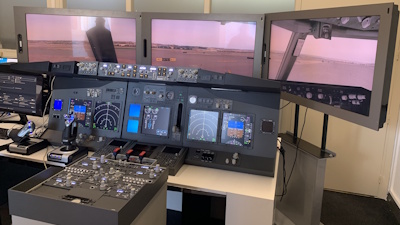Foto del Simulador del Boeing 737